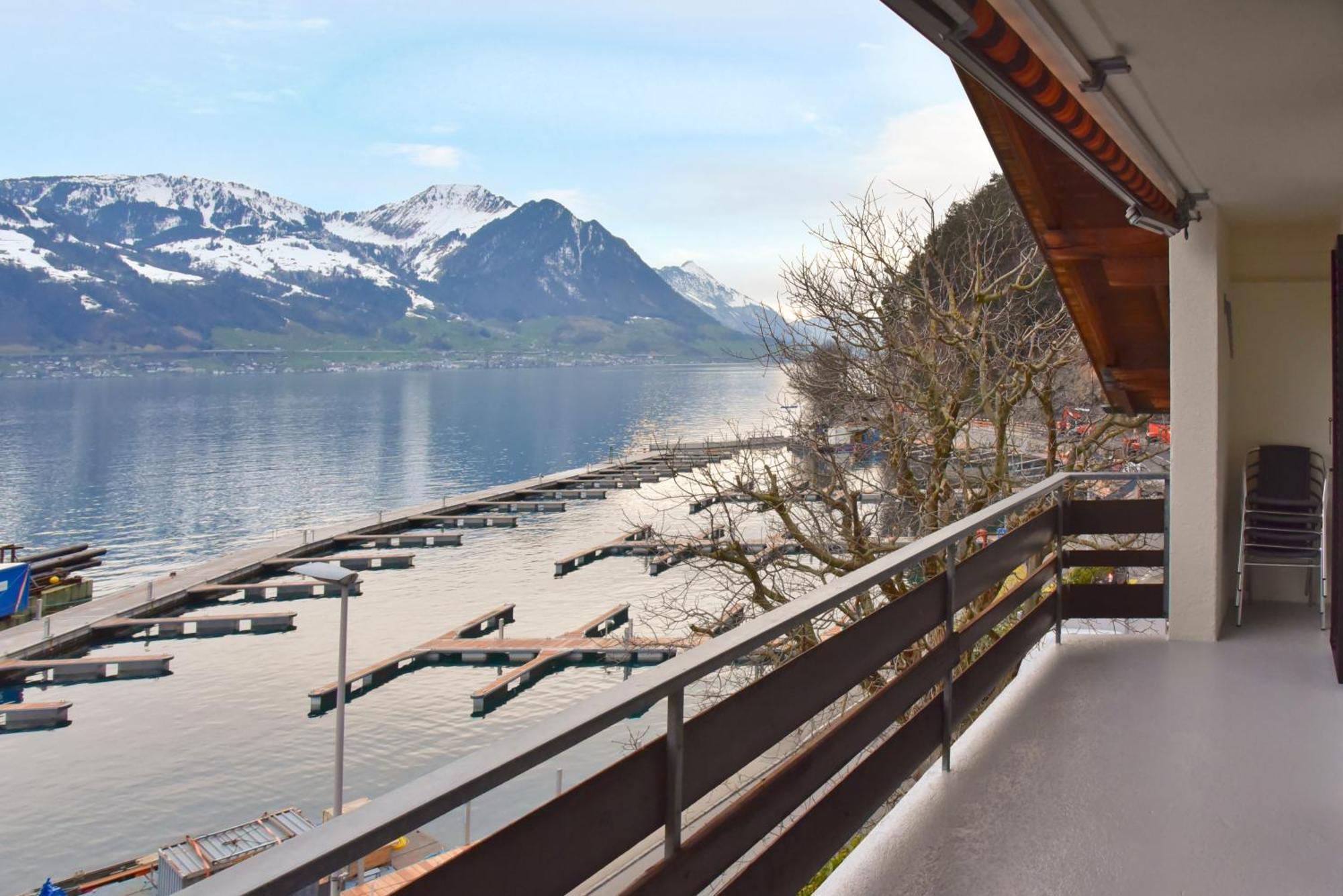 Modern And Charming Apartment On The Shores Of Lake Lucerne Gersau Dış mekan fotoğraf